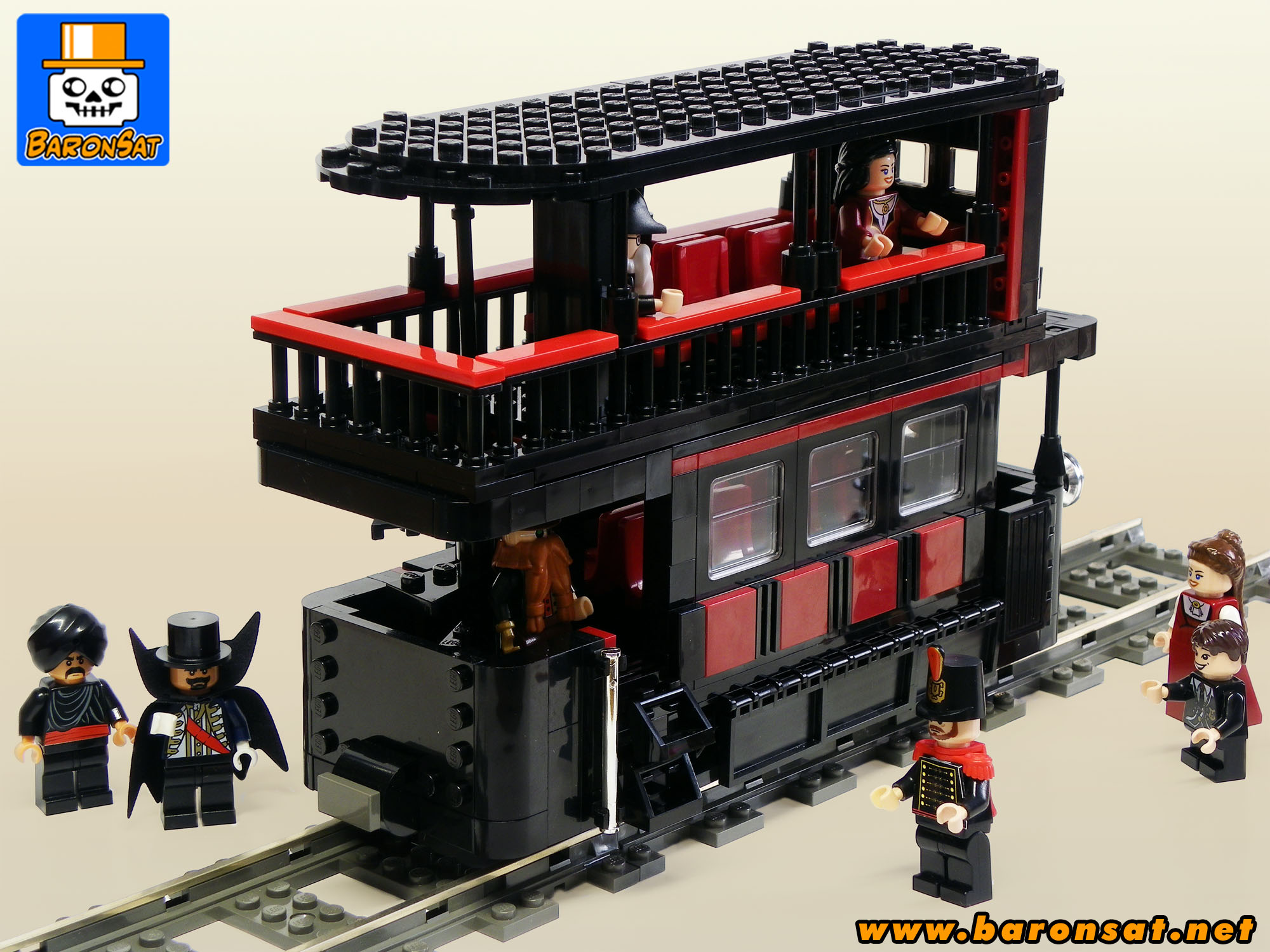 19th Parisian  Electric Tramway Lego moc